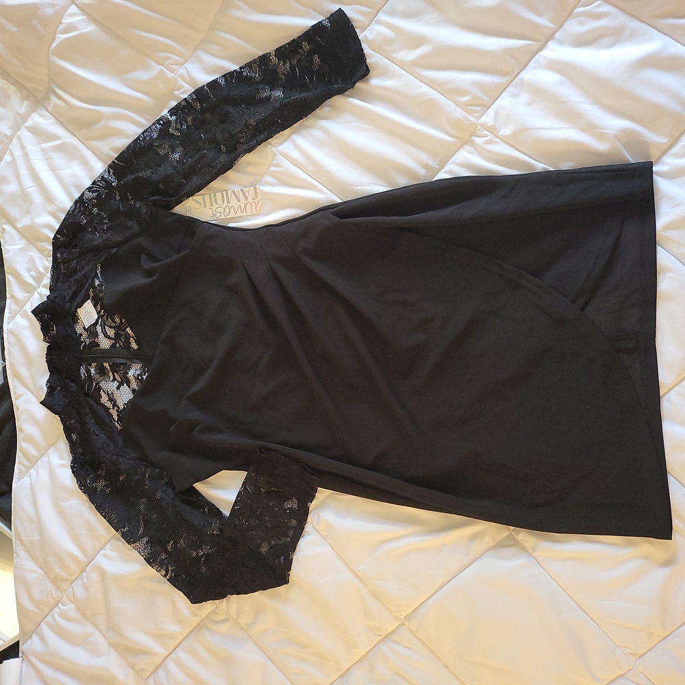 Xl black almost famous dress